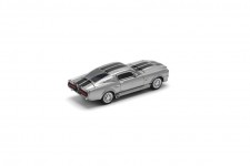 Shelby MUSTANG GT500 1967 Grey/Black - POP Race Escala 1:64 (PR640195)