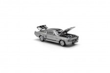 Shelby MUSTANG GT500 1967 Grey/Black - POP Race Escala 1:64 (PR640195)