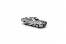Shelby MUSTANG GT500 1967 Grey/Black - POP Race Scale 1:64 (PR640195)