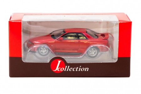NISSAN Skyline GT-R (BNR32) Red - J-Collection by Tarmac Escala 1:64 (JC-64-008-RD)