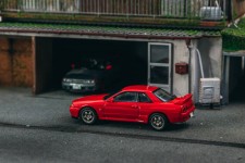 NISSAN Skyline GT-R (BNR32) Red - J-Collection by Tarmac Escala 1:64 (JC-64-008-RD)