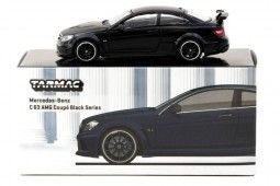 MERCEDES-BENZ C63 AMG Coupe Black Series Matte Black - Tarmac Works Scale 1:64 (T64G-009-MB)