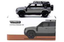 LAND ROVER Defender 110 Grey Metallic - Tarmac Works Scale 1:64 (T64G-020-GY)