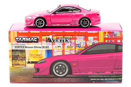 NISSAN Silvia S15 Pink Metallic - Tarmac Works Scale 1:64 (T64G-023-PI)