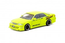 TOYOTA MARK II JZX100 Vertex Light Green - Tarmac Works Escala 1:64 (T64G-024-LG)