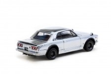 NISSAN Skyline HT 2000GT-R Silver Chrome - Japan Fuji Speedway Special Ed - Tarmac Scale 1:64 (T64G-043-SC)