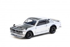 NISSAN Skyline HT 2000GT-R Silver Chrome - Japan Fuji Speedway Special Ed - Tarmac Scale 1:64 (T64G-043-SC)