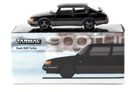SAAB 900 Turbo Black - Tarmac Works Escala 1:64 (T64G-056-BK)