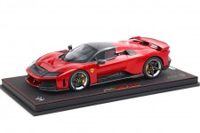 FERRARI F80 Rosso Supercar Llantas Silver/Carbon - BBR Escala 1:18 (P18253H-V)