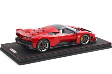 FERRARI F80 Rosso Supercar Wheels Silver/Carbon - BBR Scale 1:18 (P18253H-V)