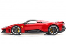 FERRARI F80 Rosso Supercar Llantas Silver/Carbon - BBR Escala 1:18 (P18253H-V)