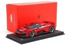 FERRARI F80 Rosso Supercar Wheels Silver/Carbon - BBR Scale 1:18 (P18253H-V)