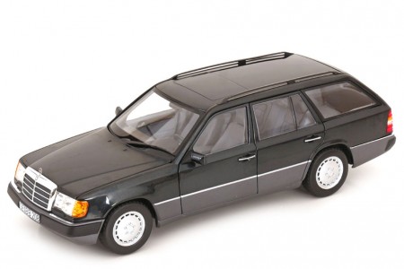 MERCEDES-Benz 300D (S124) Estate 1990 Blue Black/Metallic - Norev Scale 1:18 (183960)