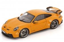 PORSCHE 911 992 GT3 Coupe 2021 Orange - Norev Scale 1:18 (187387)