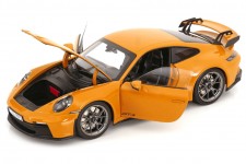 PORSCHE 911 992 GT3 Coupe 2021 Orange - Norev Scale 1:18 (187387)