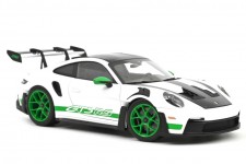 PORSCHE 911 (992) GT3 RS Tribute To Carrera RS Package 2022 White/Green - Norev Scale 1:18 (187372)