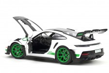 PORSCHE 911 (992) GT3 RS Tribute To Carrera RS Package 2022 White/Green - Norev Scale 1:18 (187372)