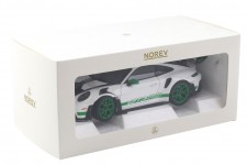 PORSCHE 911 (992) GT3 RS Tribute To Carrera RS Package 2022 White/Green - Norev Scale 1:18 (187372)