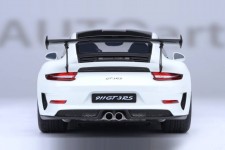 PORSCHE 911 (991 II) GT3 RS Weissach Package 2017 White - AutoArt Escala 1:18 (78176)