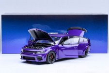 DODGE Charger Scat Pack Widebody 2023 Purple - AutoArt Scale 1:18 (71757)