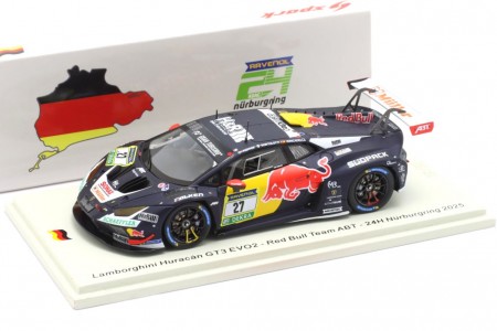 LAMBORGHINI Huracan GT3 Evo2 24h Nurburgring 2025 Pepper / Bortolotti / Juncadella - Spark Escala 1:43 (SG1007)