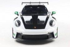 PORSCHE 911 (992) GT3 RS Tribute Carrera RS 2024 White / Geen - Solido Scale 1:18 (S1812107)