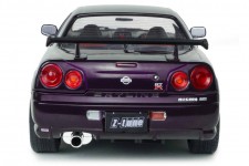NISSAN Skyline (R34) GT-R Z Tune 1999 Purple - Solido Scale 1:18 (S1804311)