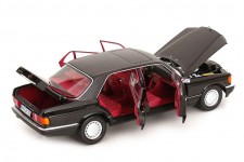 MERCEDES-Benz 560 SEL 1991 Black - Norev Scale 1:18 (183788)