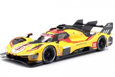 FERRARI 499P Ganador 24h LeMans 2025 Kubica / Ye / Hanson - Bburago Escala 1:18 (16308)