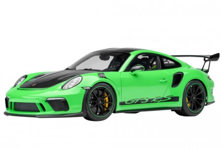 PORSCHE 911 (991 II) GT3 RS Weissach Package 2017 Lizard Green - AutoArt Escala 1:18 (78179)