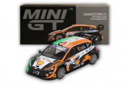 HYUNDAI i20 N Rally Coratia 2023 T. Neuville - MiniGT Escala 1:64 (MGT00972)