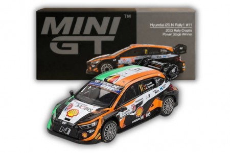 HYUNDAI i20 N Rally Coratia 2023 T. Neuville - MiniGT Escala 1:64 (MGT00972L)