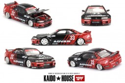 NISSAN Skyline GT-R (R33) Kaido Works ADVAN - MiniGT Scale 1:164 (KHMG191) 
