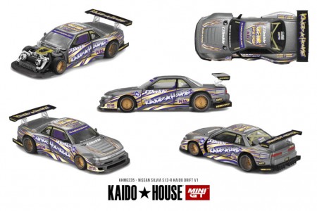 NISSAN Silvia S13-R Kaido Drift V1 - Kaido House Scale 1:64 (KHMG235)