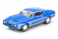 FORD MUSTANG Mach I Grabber Blue - MiniGT Scale 1:64 (MGT01138L)