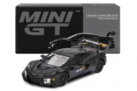 Chevrolet CORVETTE Z06 GT3.R Road America Test Car - MiniGT Escala 1:64 (MGT01186L)