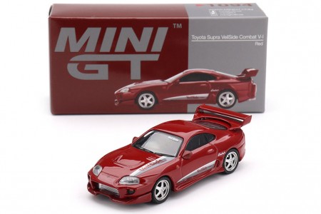 TOYOTA Supra VeilSide Combat V-I 1994 Red - MiniGT Scale 1:64 (MGT01094L)