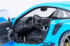 PORSCHE 911 (991.2) GT3 RS 2017 Rivera Blue - AutoArt Escala 1:18 (78182)