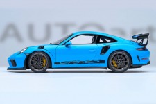 PORSCHE 911 (991.2) GT3 RS 2017 Rivera Blue - AutoArt Escala 1:18 (78182)