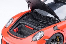 PORSCHE 911 (991.2) GT3 RS Weissach Package 2017 Lava Orange - AutoArt Escala 1:18 (78177)