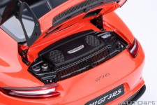 PORSCHE 911 (991.2) GT3 RS Weissach Package 2017 Lava Orange - AutoArt Scale 1:18 (78177)