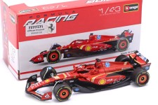FERRARI SF24 Winner GP Monaco 2024 Charles Leclerc - Bburago Scale 1:43 (36844LMO)