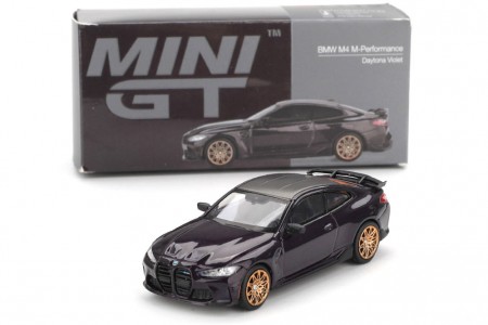 BMW M4 (G82) Performance 2021 Daytona Violet - MiniGT Escala 1:64 (MGT01112L)