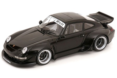 PORSCHE 911 (993) RWB Black Aut 2012 Black - GT Spirit Scale 1:18 (GT587)