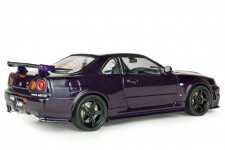 NISSAN Skyline GT-R (BNR34) Nismo Parts 2005 Purple - Soildo Scale 1:43 (S4318201)