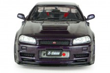 NISSAN Skyline GT-R (BNR34) Nismo Parts 2005 Purple - Soildo Scale 1:43 (S4318201)