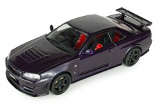 NISSAN Skyline GT-R (BNR34) Nismo Parts 2005 Purple - Soildo Escala 1:43 (S4318201)