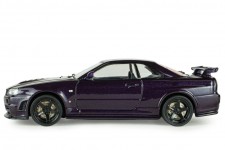 NISSAN Skyline GT-R (BNR34) Nismo Parts 2005 Purple - Soildo Escala 1:43 (S4318201)