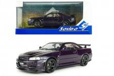 NISSAN Skyline GT-R (BNR34) Nismo Parts 2005 Purple - Soildo Scale 1:43 (S4318201)