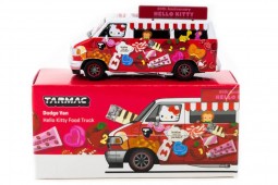 DODGE Van Hello Kitty Food Truck - Tarmac Works Scale 1:64 (T64G-TL032-HK) 